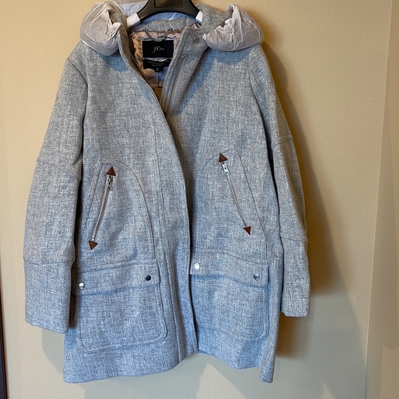 NWT J. Crew Chateau Stadium Cloth Parka - Picture 4 of 7